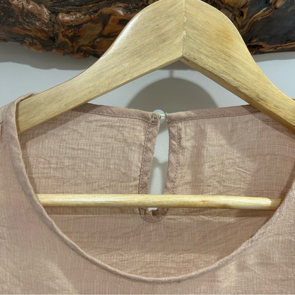 Pink Puff Sleeve Blouse - Picture 8 of 8